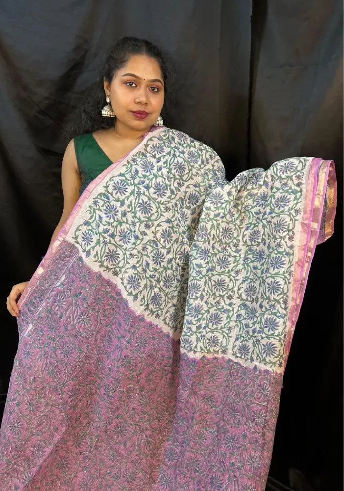 Elegant handloom Kota saree for festive and daily wear