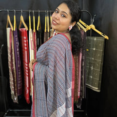 Designer Collection by BIBI Russell – Cotton Gamcha Style Saree for Fashion Shows & Special Occasions