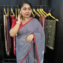Designer Collection by BIBI Russell – Cotton Gamcha Style Saree for Fashion Shows & Special Occasions