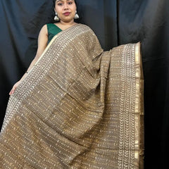 Kota Doria Saree – Pure Handloom Cotton Silk Saree with Zari Border | Lightweight Summer Saree |Vaarnali