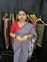 Designer Collection by BIBI Russell – Cotton Gamcha Style Saree for Fashion Shows & Special Occasions